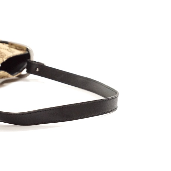 Gucci GG Monogram Canvas Drawstring Shoulder Bag EUC - Picture 4 of 13